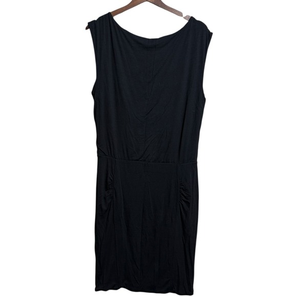 Athleta Black Westwood Athleisure Ruched Dress - Small - Picture 3 of 7